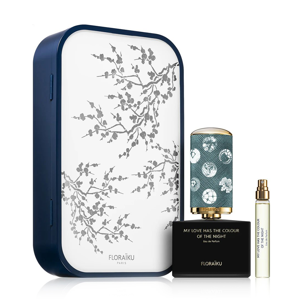 

Парфумований набір унісекс Floraiku My Love Has The Colour Of The Night (парфумована вода, 50 мл + парфумована вода, 10 мл)