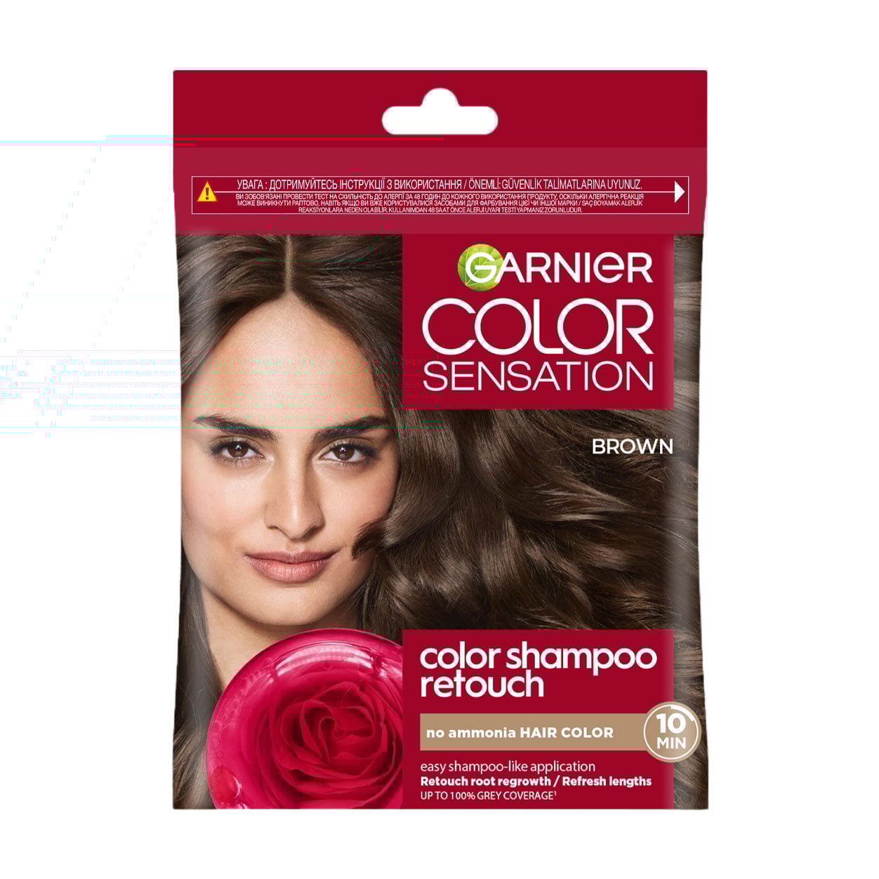 

Крем-фарба для волосся без аміаку Garnier Color Sensation Color Shampoo Retouch 4.0 Каштановий, 40 мл