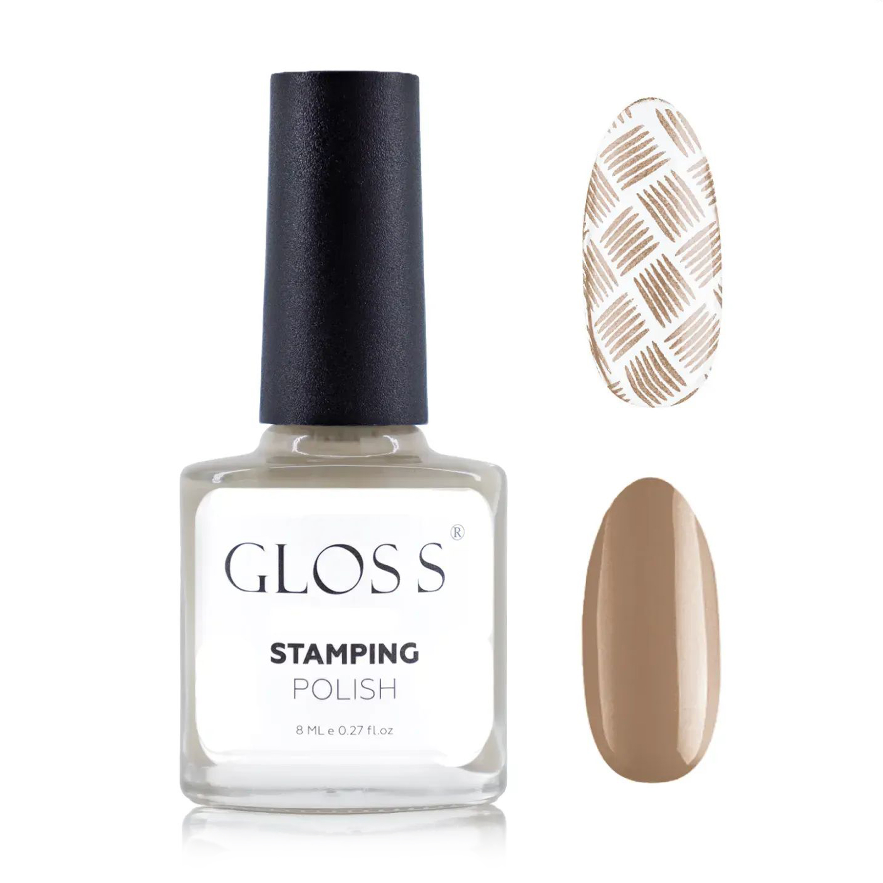 

Лак для стемпінгу Gloss Stamping Polish 29 Сіро-бежевий, 8 мл
