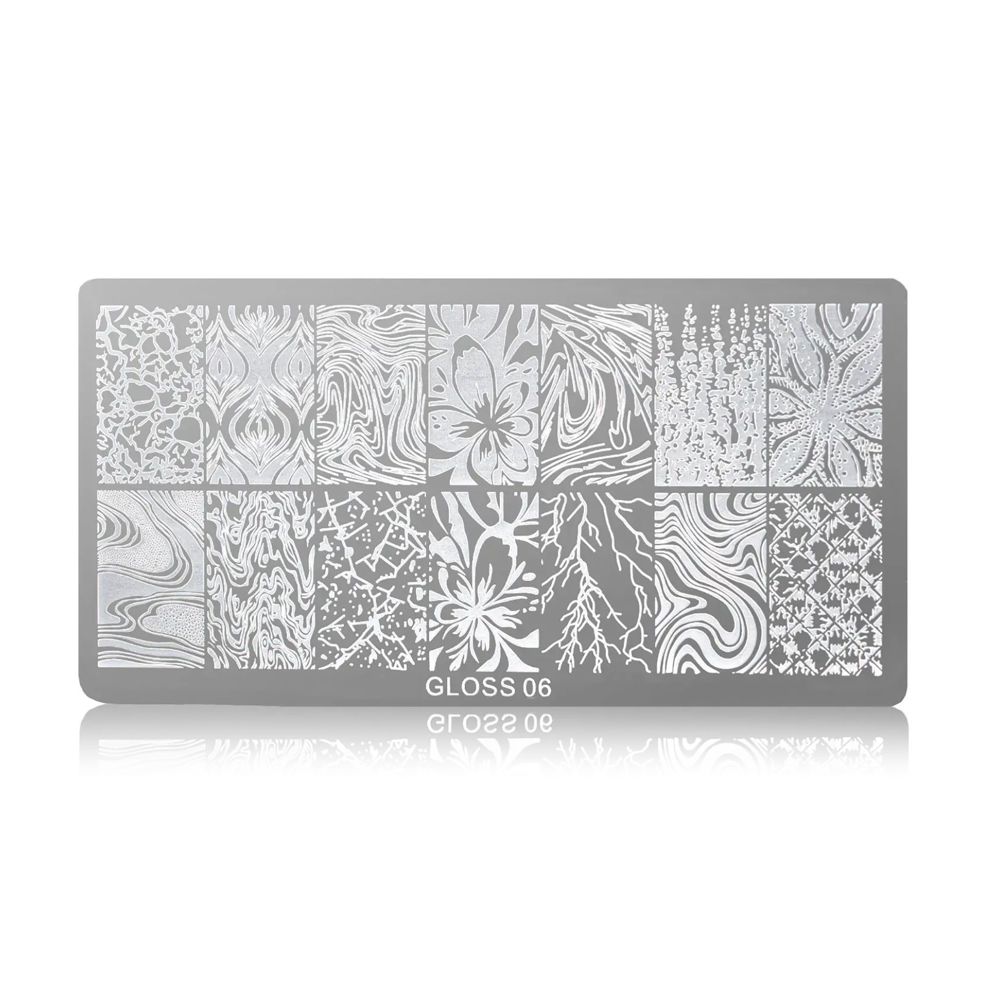 

Пластина для стемпінгу Gloss 06, 6*12 см (312406)