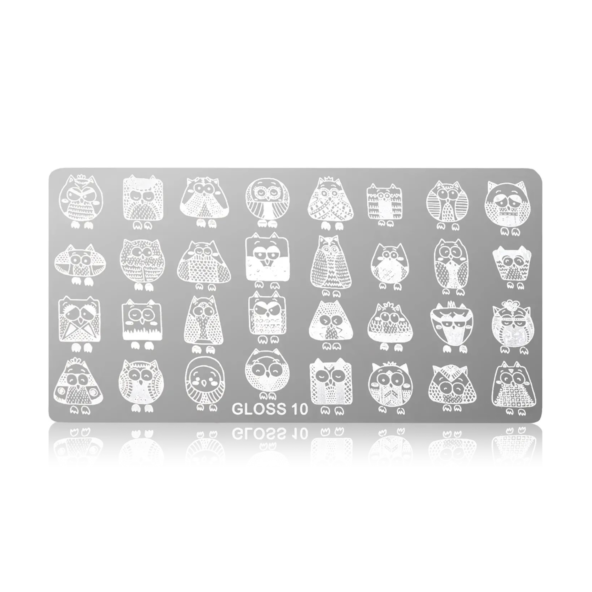 

Пластина для стемпінгу Gloss 10, 6*12 см (312410)