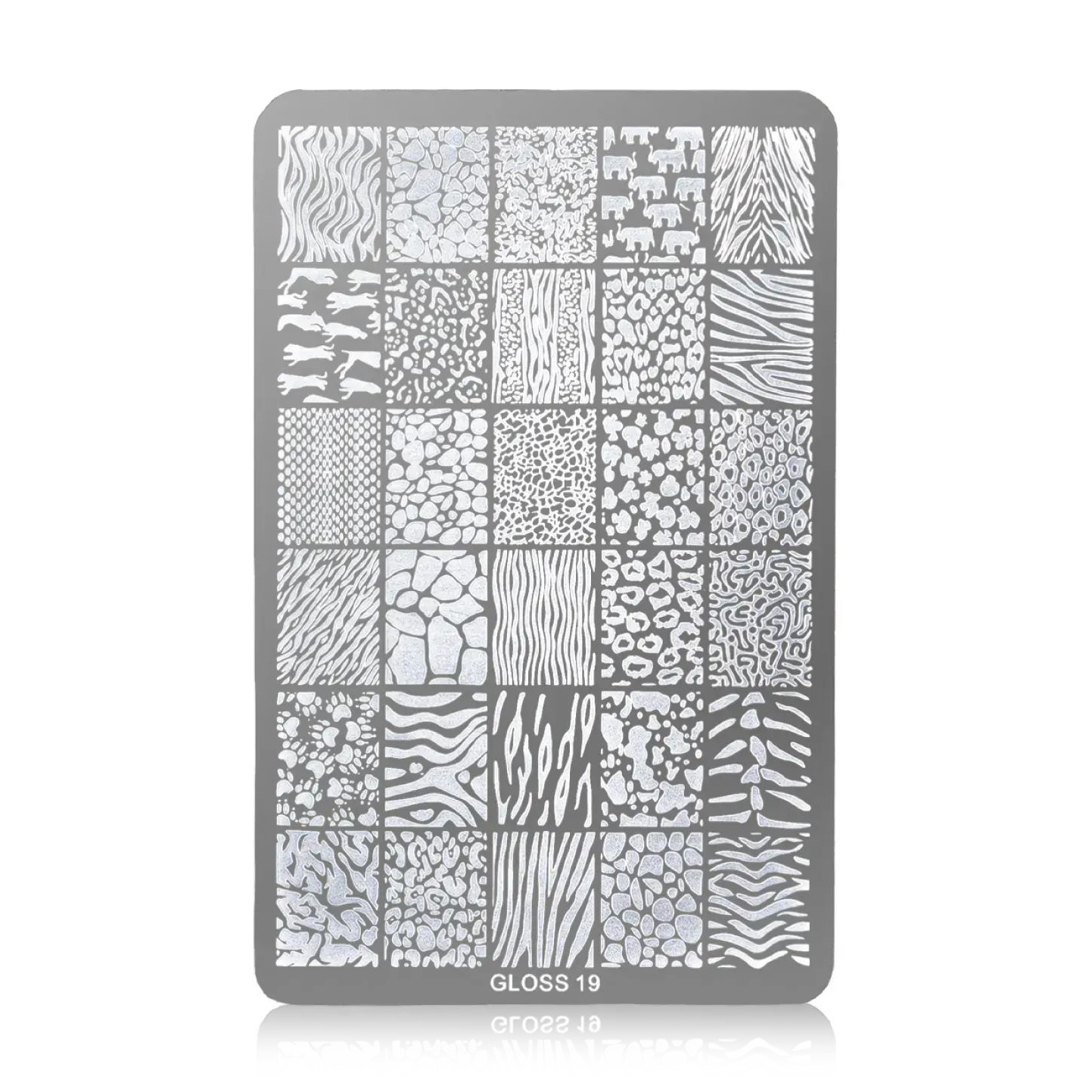 

Пластина для стемпінгу Gloss 19, 9*14.5 см (193124)