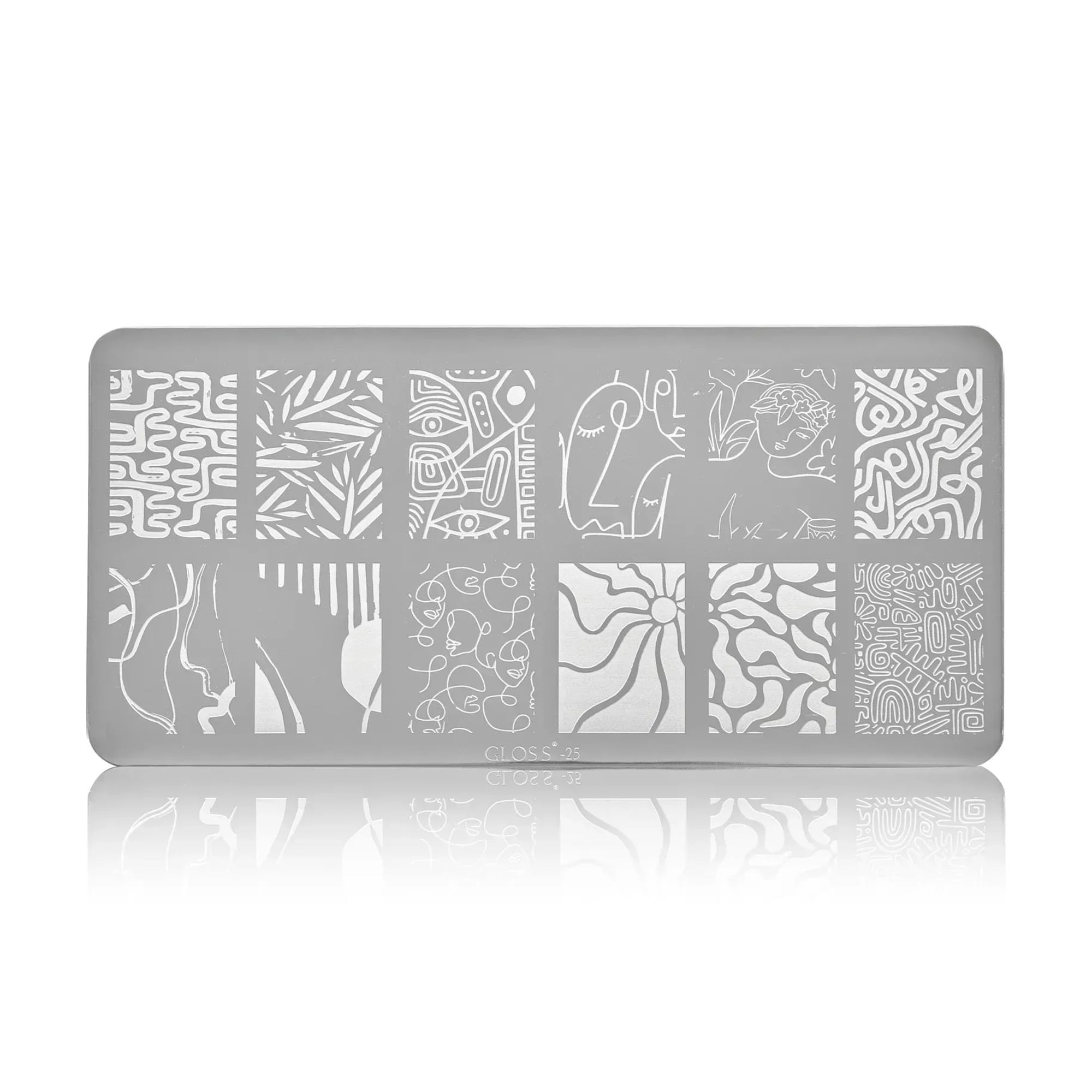 

Пластина для стемпінгу Gloss 25, 6*12 см (225136)