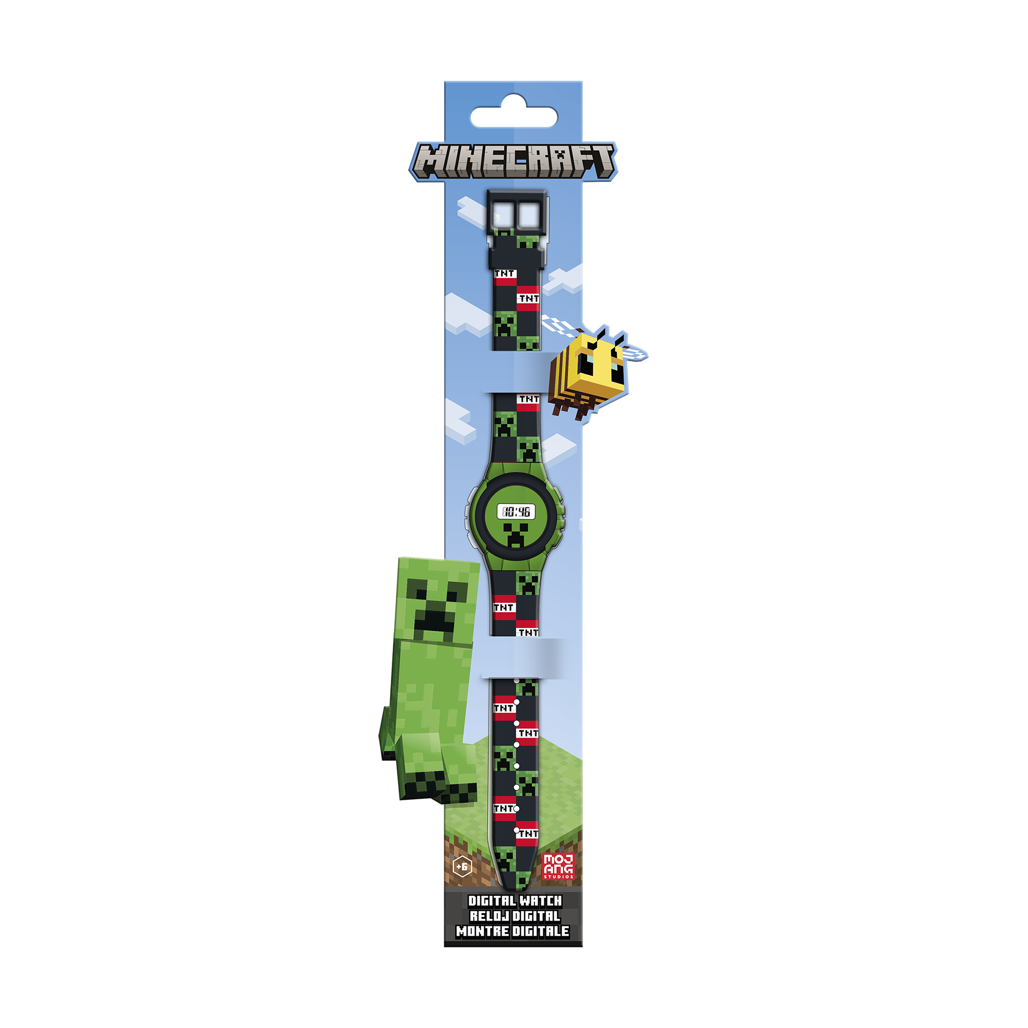 

Дитячий цифровий годинник Kids Licensing Minecraft Digital Watch (MIN4223)
