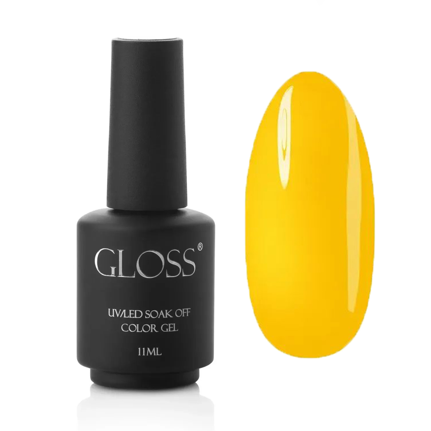 

Люмінесцентний гель-лак для нігтів Gloss UV/LED Soak Off Color Gel, Tangerine Elf, 11 мл