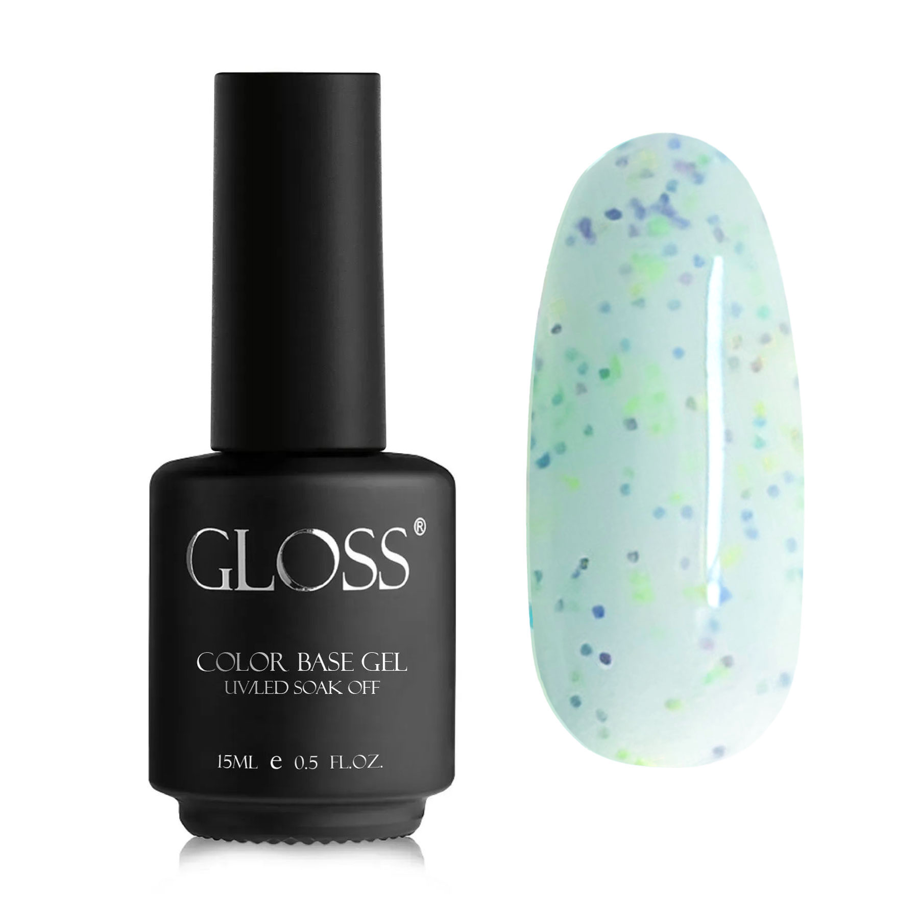 

База для гель-лаку Gloss Yogurt Base, Matcha Bliss, 15 мл
