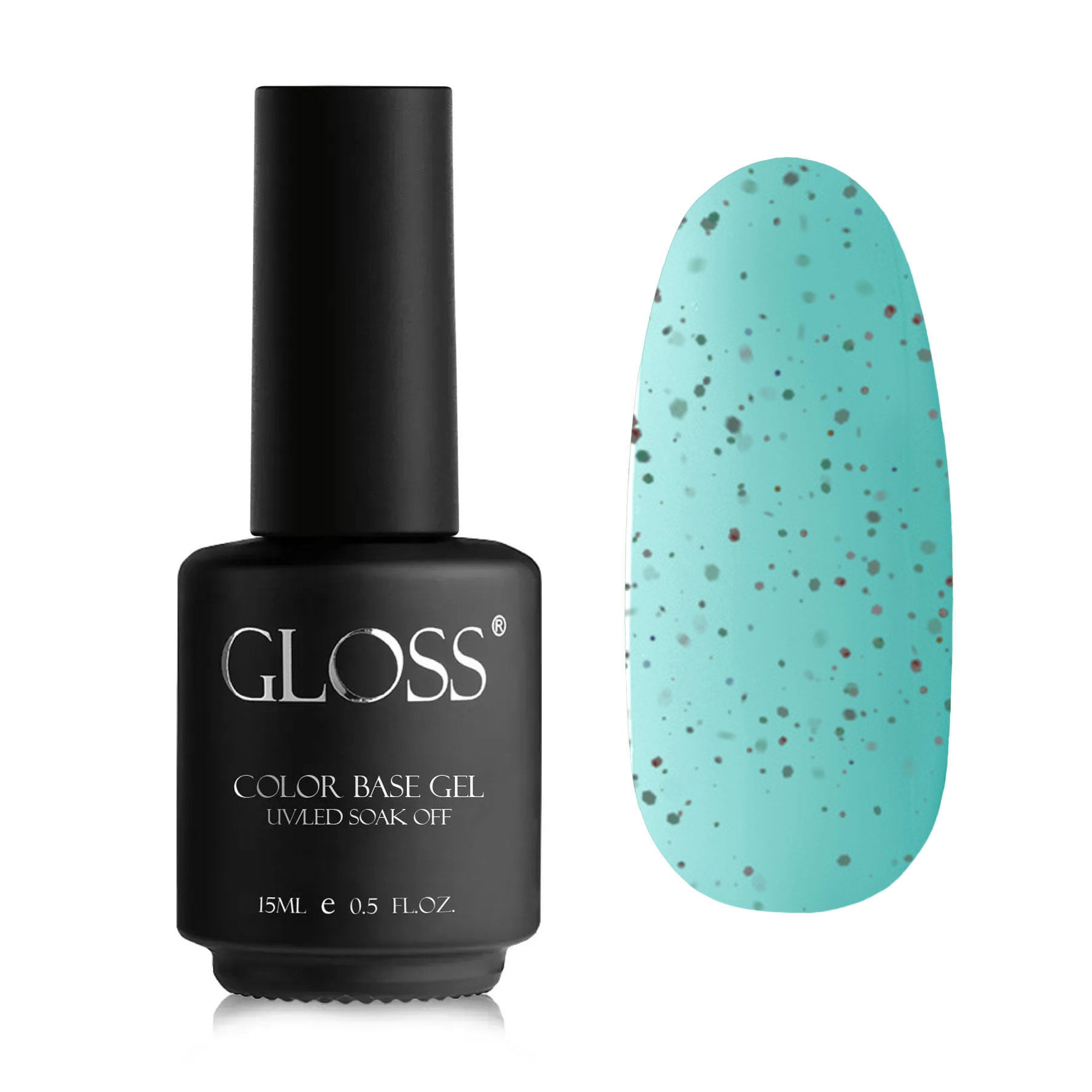 

База для гель-лаку Gloss Yogurt Base, Aqua Frost, 15 мл