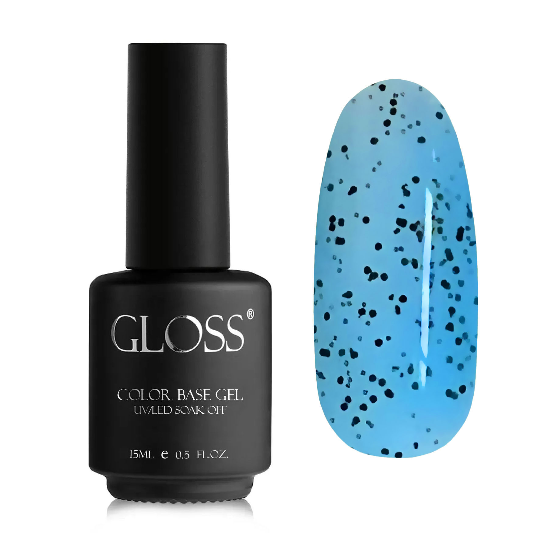 

База для гель-лаку Gloss Yogurt Base, Ocean Breeze, 15 мл