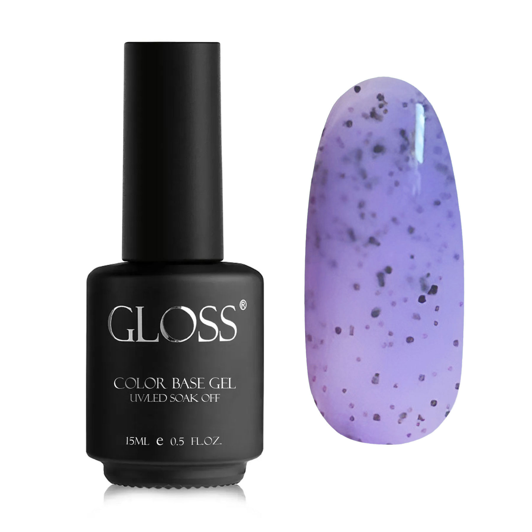 

База для гель-лаку Gloss Yogurt Base, Lavender Dust, 15 мл