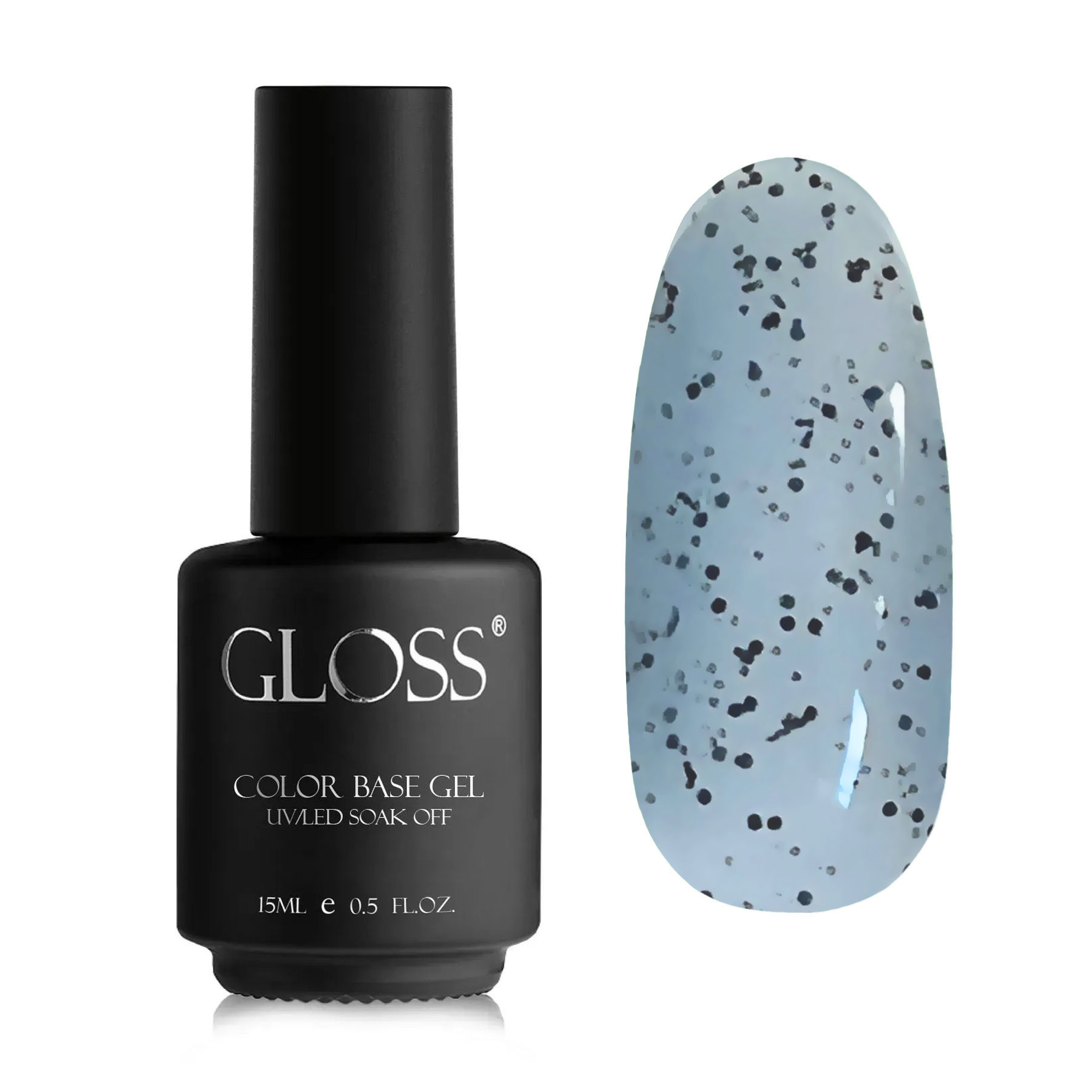 

База для гель-лаку Gloss Yogurt Base, Ocean Stone, 15 мл