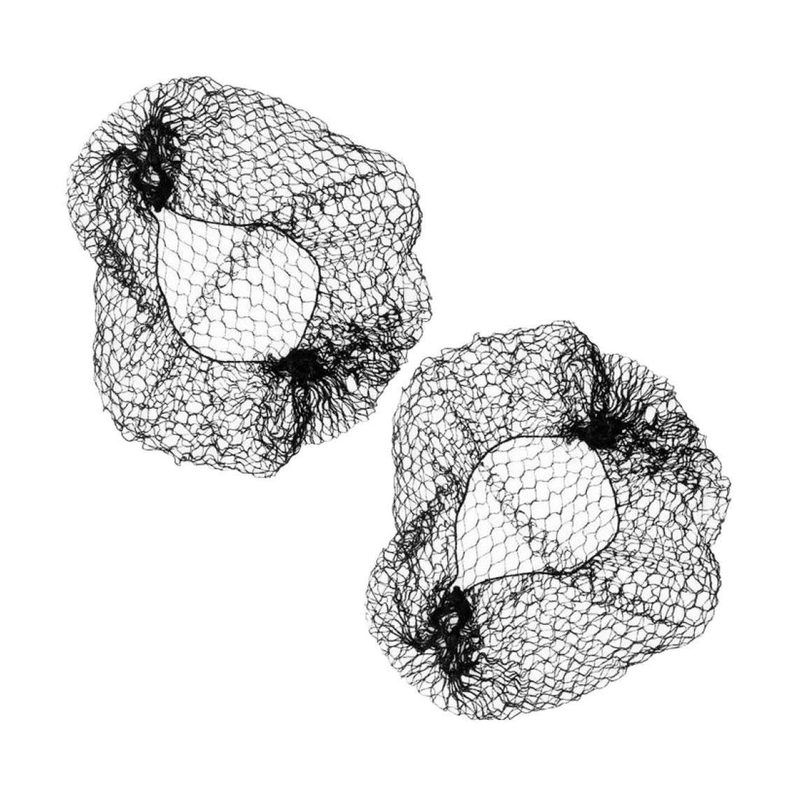 

Шапочка-сіточка для волосся Cosmo Shop чорна, діаметр 18 см, 2 шт (CS517)