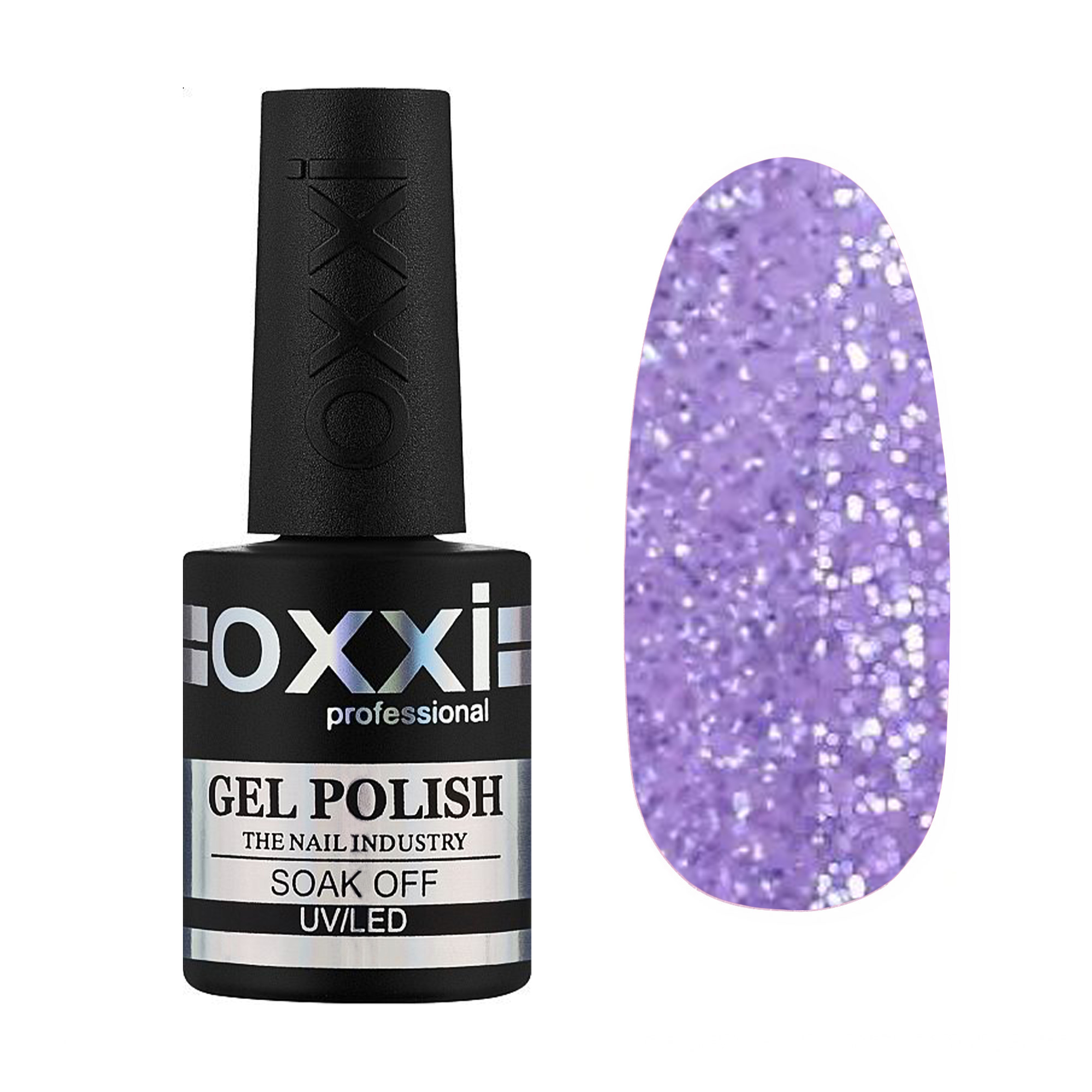 

Камуфлювальна база для гель-лаку Oxxi Professional Electric Base з шимерами 01 Лілова, 10 мл