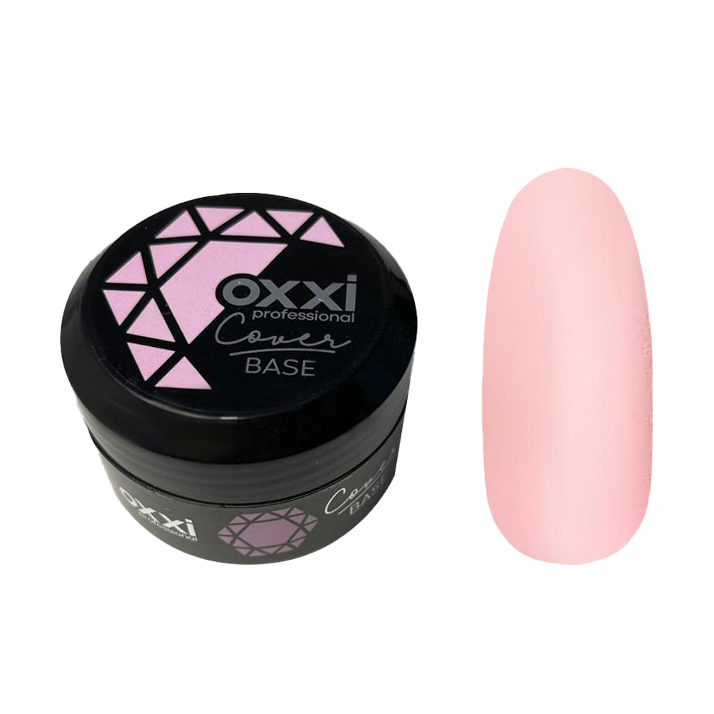 

Камуфлювальна база-коректор для гель-лаку Oxxi Professional Cover Base 04 Коралово-рожева, 30 мл