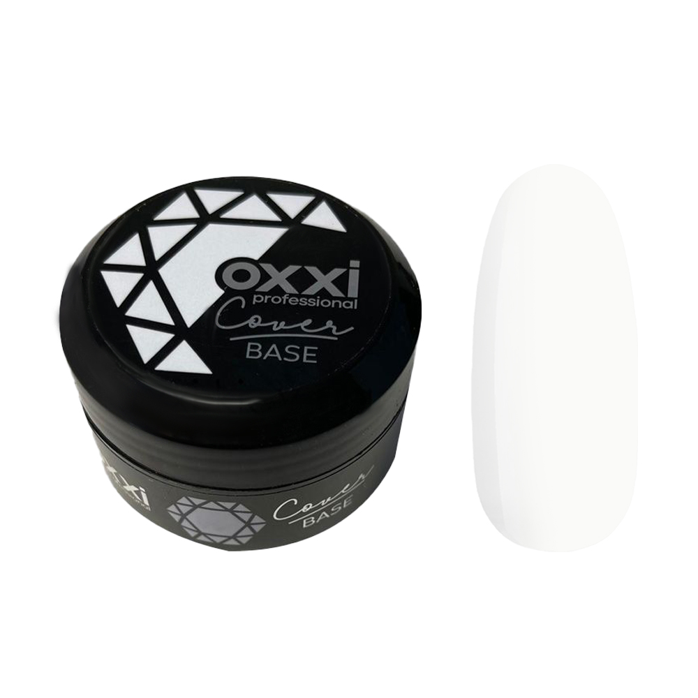 

Камуфлювальна база-коректор для гель-лаку Oxxi Professional Cover Base 05 Біла, 30 мл