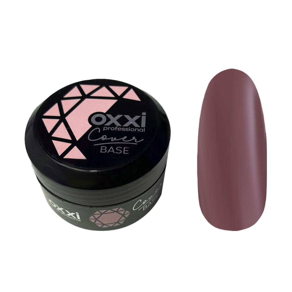 

Камуфлювальна база-коректор для гель-лаку Oxxi Professional Cover Base 12 Натурально рожево-тілесна, 30 мл