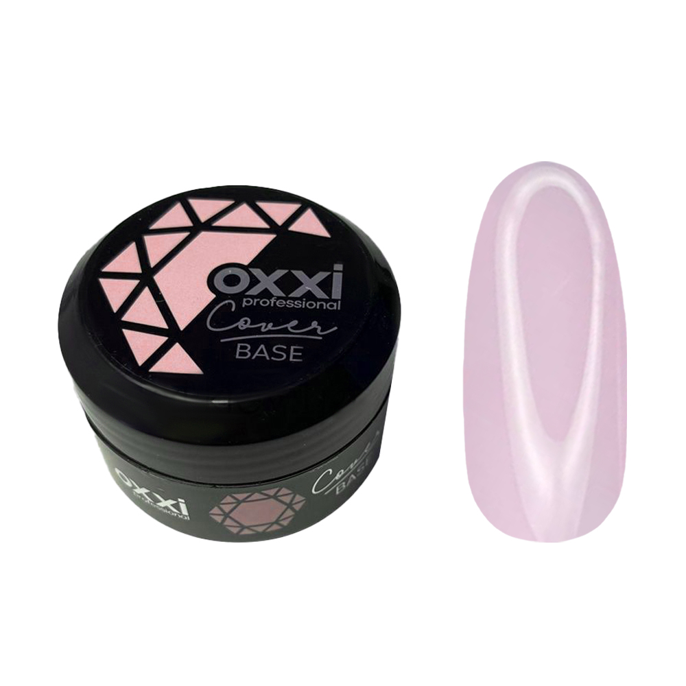 

Камуфлювальна база-коректор для гель-лаку Oxxi Professional Cover Base 19 Вершкова рожева, 30 мл