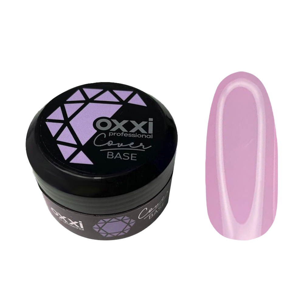 

Камуфлювальна база-коректор для гель-лаку Oxxi Professional Cover Base 21 Рожева, 30 мл