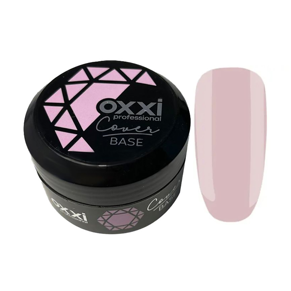 

Камуфлювальна база-коректор для гель-лаку Oxxi Professional Cover Base 22 Молочно-персикова, 30 мл