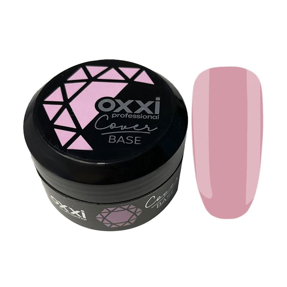 

Камуфлювальна база-коректор для гель-лаку Oxxi Professional Cover Base 26 Персиково-рожева, 30 мл
