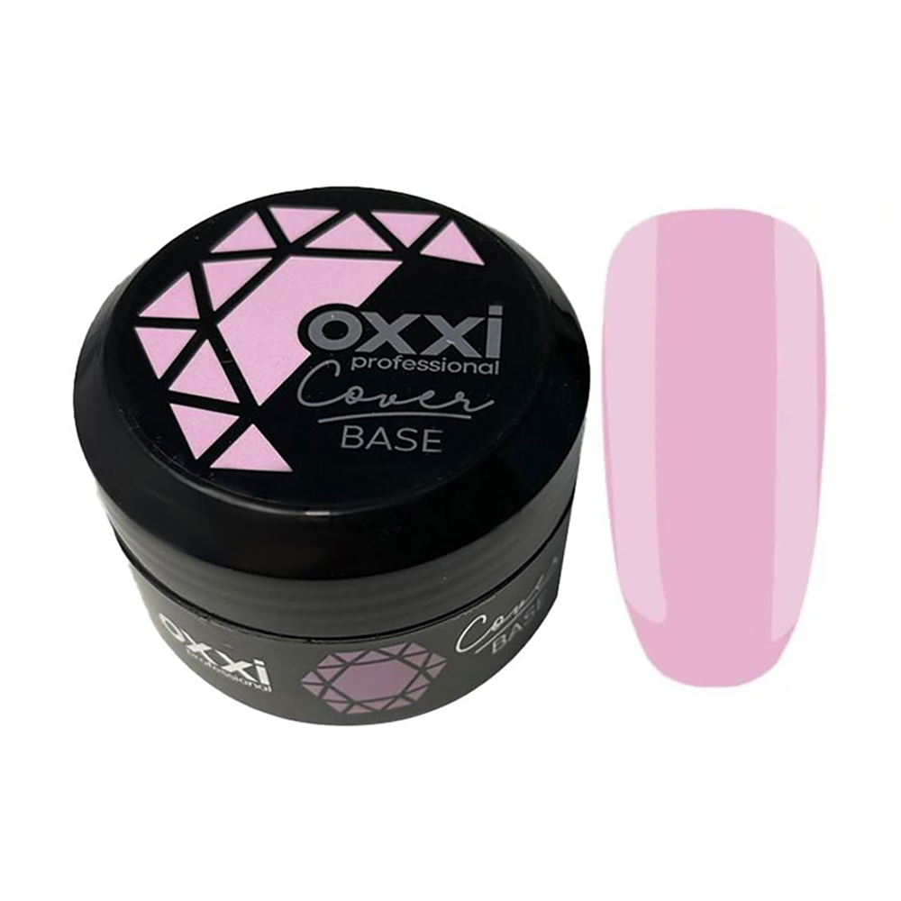 

Камуфлювальна база-коректор для гель-лаку Oxxi Professional Cover Base 29 Цукерково-рожева, 30 мл