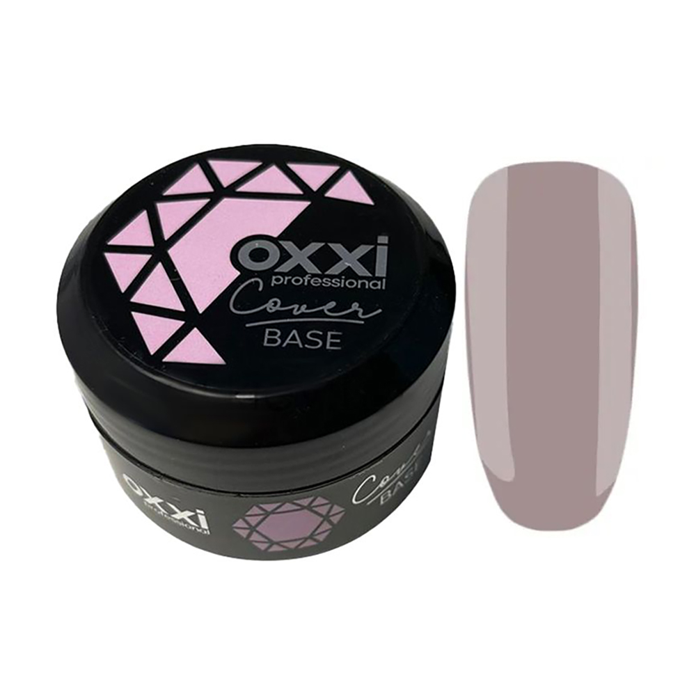 

Камуфлювальна база-коректор для гель-лаку Oxxi Professional Cover Base 35 Світло-бежева, 30 мл