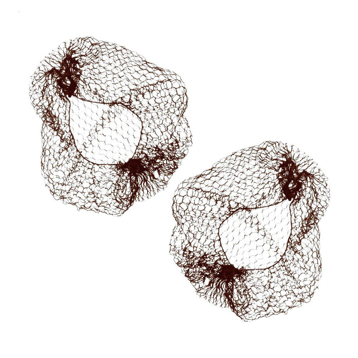 

Шапочка-сіточка для волосся Cosmo Shop коричнева, діаметр 30 см, 2 шт (CS513BR)