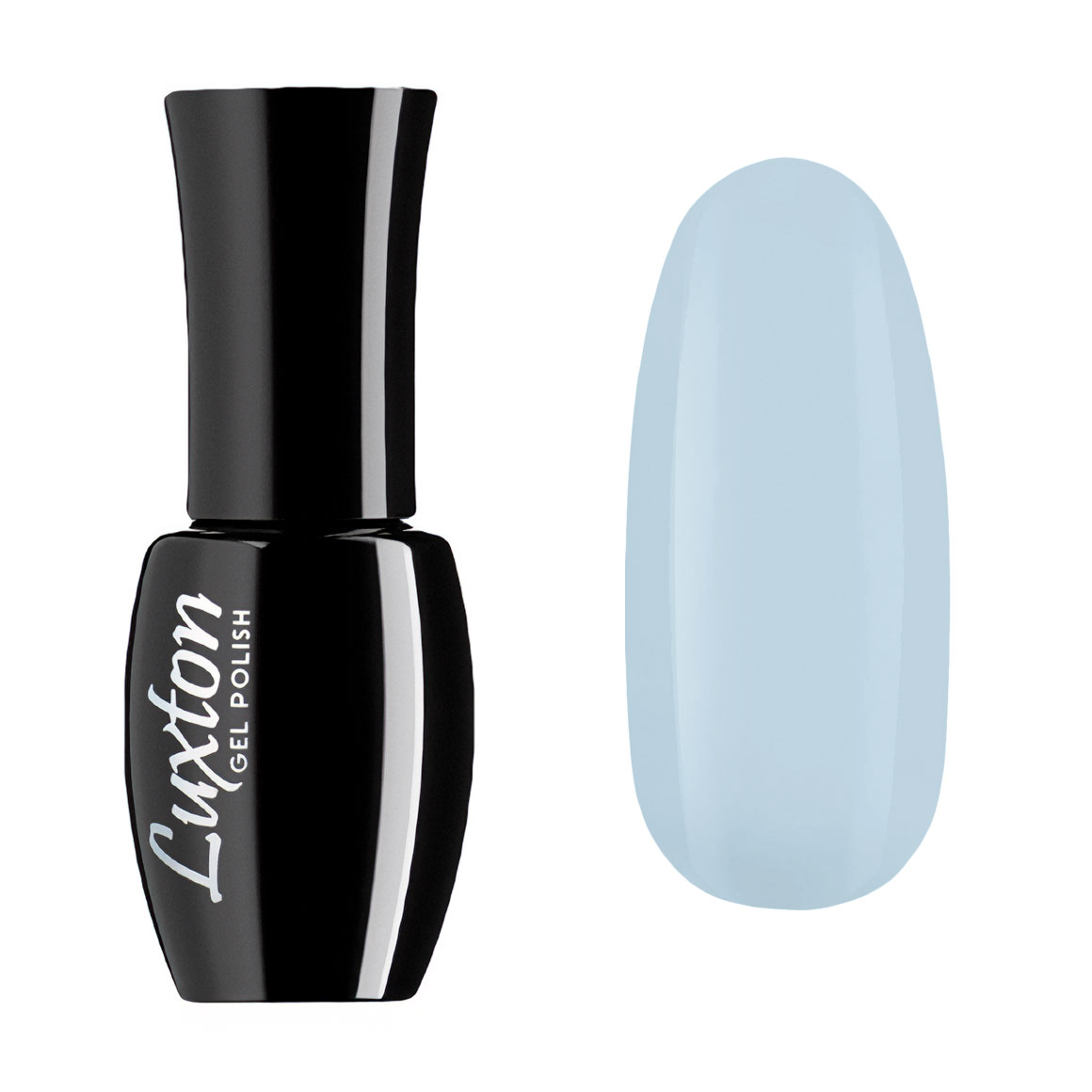 

Гель-лак для нігтів Luxton Gel Polish 028 Приглушено-блакитний, емаль, 10 мл