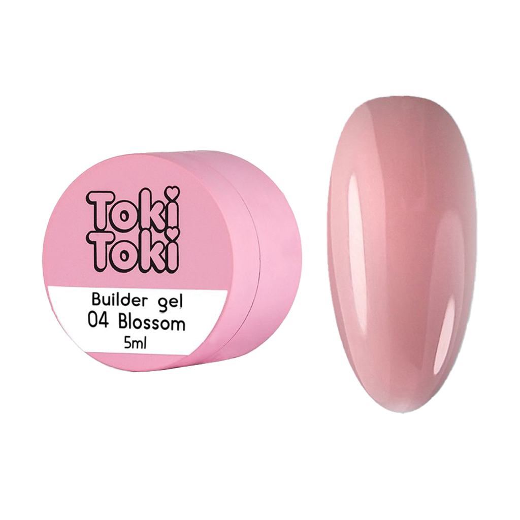 

Гель для нарощування нігтів Toki Toki Builder Gel 04 Blossom, 5 мл