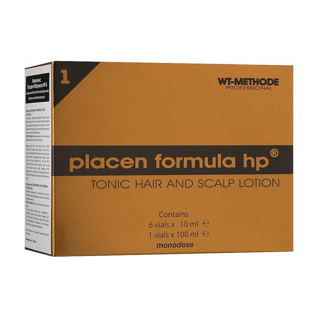 

Набір для волосся Placen Formula Hp Tonic Hair And Scalp Lotion (шампунь, 100 мл + засіб, 6*10 мл)