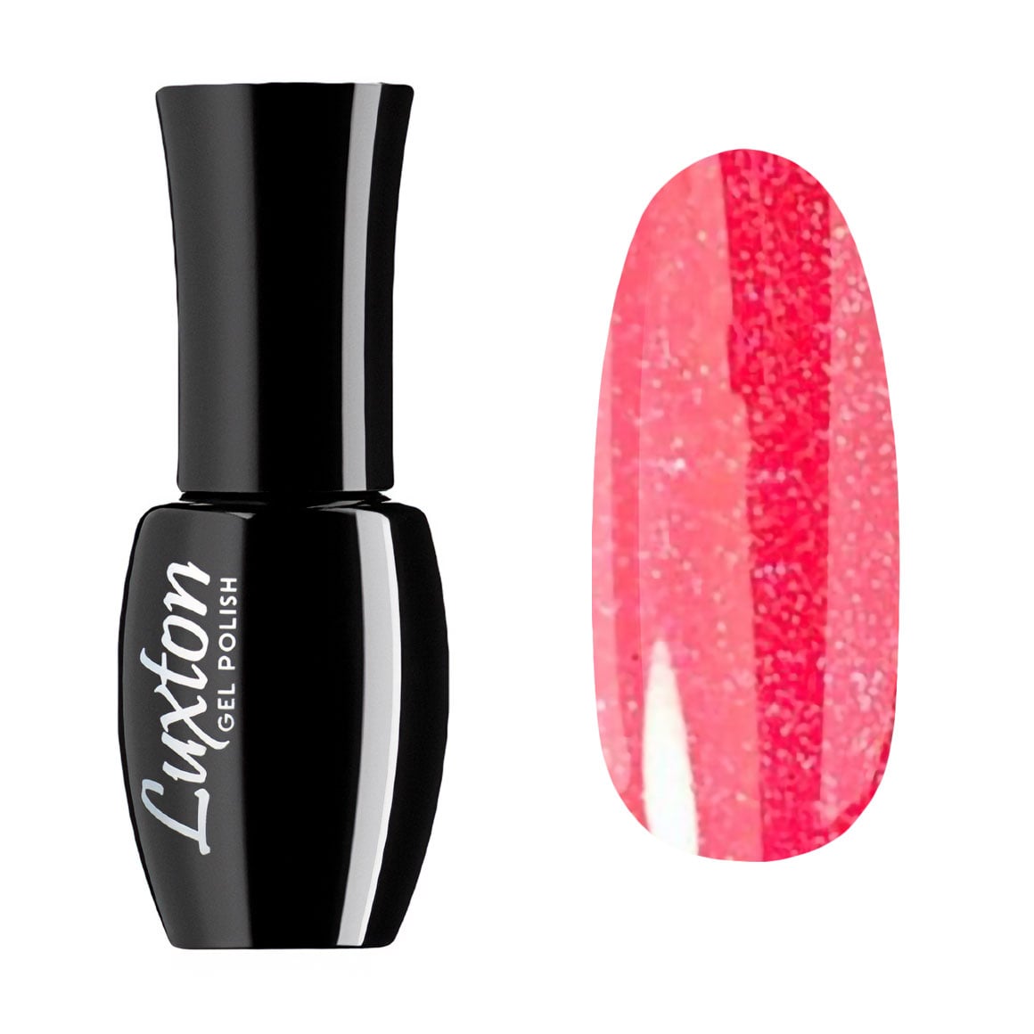 

Гель-лак для нігтів Luxton Gel Polish 127 Малиновий з блискітками, 10 мл