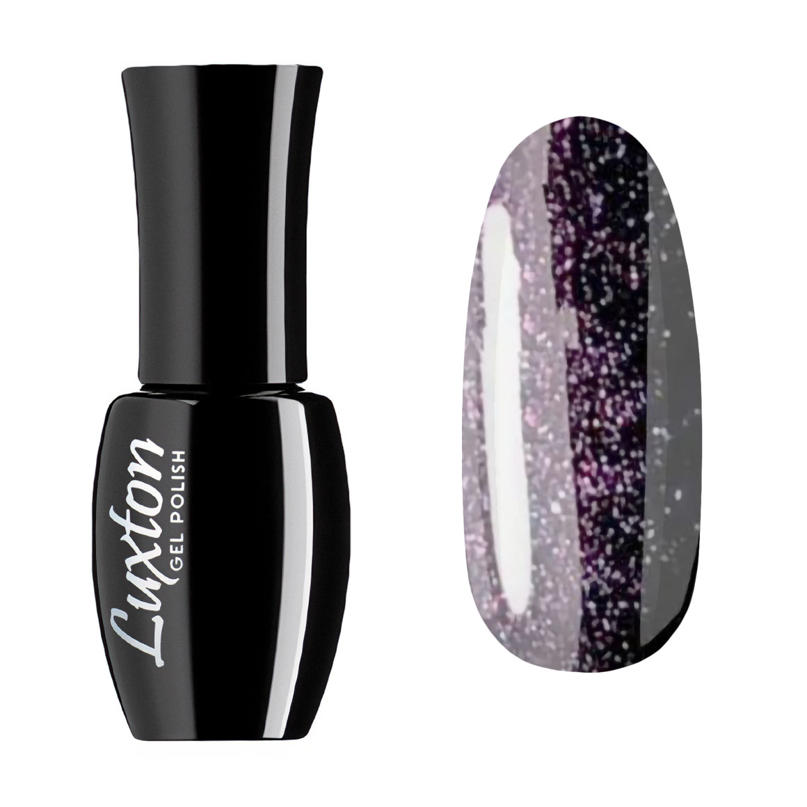 

Гель-лак для нігтів Luxton Gel Polish 132 Темно-фіолетовий, мікроблиск, 10 мл