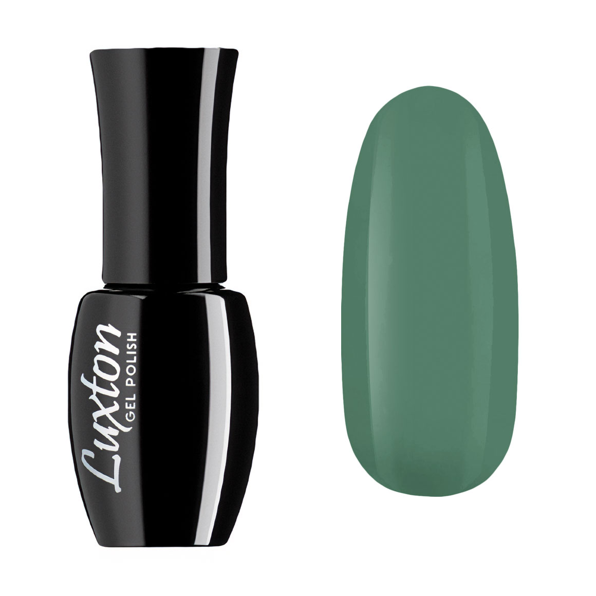

Гель-лак для нігтів Luxton Gel Polish 142 Темно-зелений, емаль, 10 мл