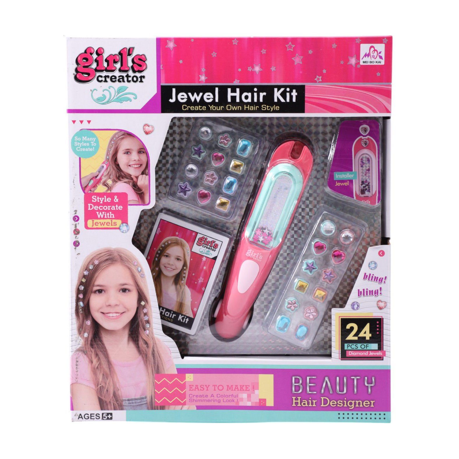 

Дитячий ігровий набір Girl's Creator для прикрашання зачісок, від 5 років (6761786)