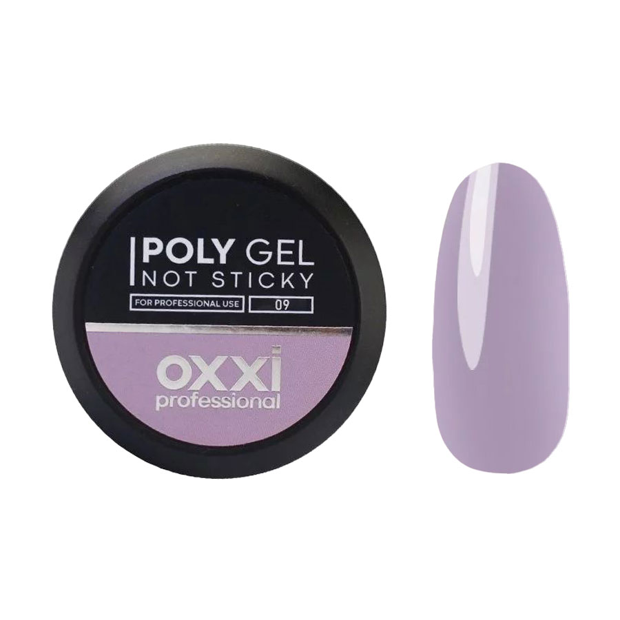 

Полігель для нігтів Oxxi Professional Poly Gel Not Sticky 09, 30 мл