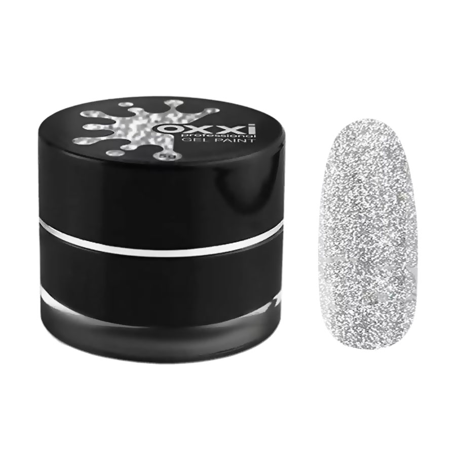 

Гель-фарба для нігтів Oxxi Professional Gel Paint 4 Срібло, 5 г