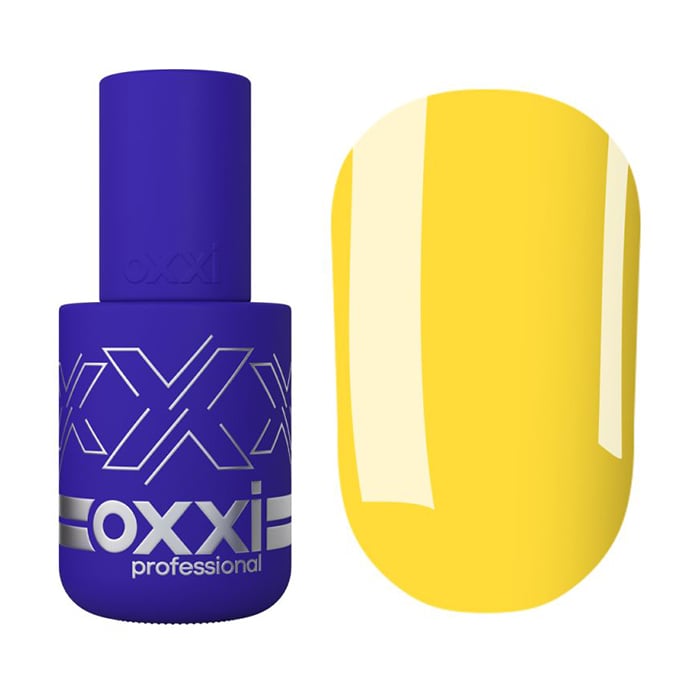 

Гель-лак для нігтів Oxxi Professional 93 Жовтий з ледь помітними блискітками, 10 мл
