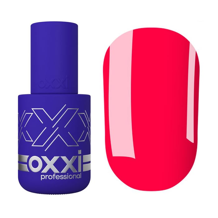 

Гель-лак для нігтів Oxxi Professional 199 Яскравий рожевий, неоновий, емаль, 10 мл