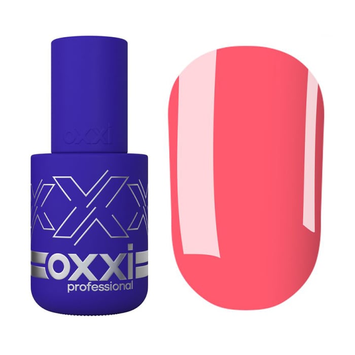 

Гель-лак для нігтів Oxxi Professional 244 Яскравий кораловий, неоновий, 10 мл