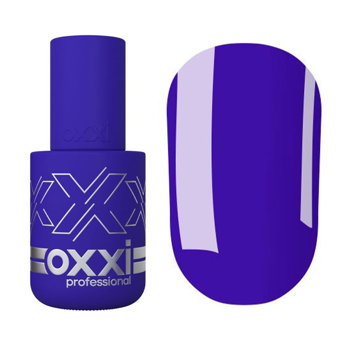 

Гель-лак для нігтів Oxxi Professional 245 Яскравий синій, емаль, 10 мл