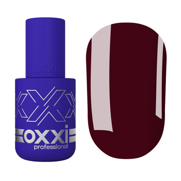 

Гель-лак для нігтів Oxxi Professional 344 Темно-бордовий, емаль, 10 мл