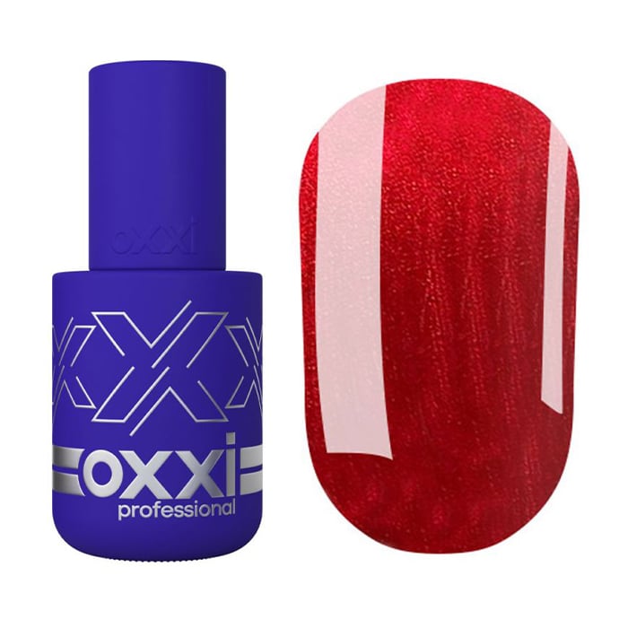 

Гель-лак для нігтів Oxxi Professional 355 Червоний із шиммером, 10 мл