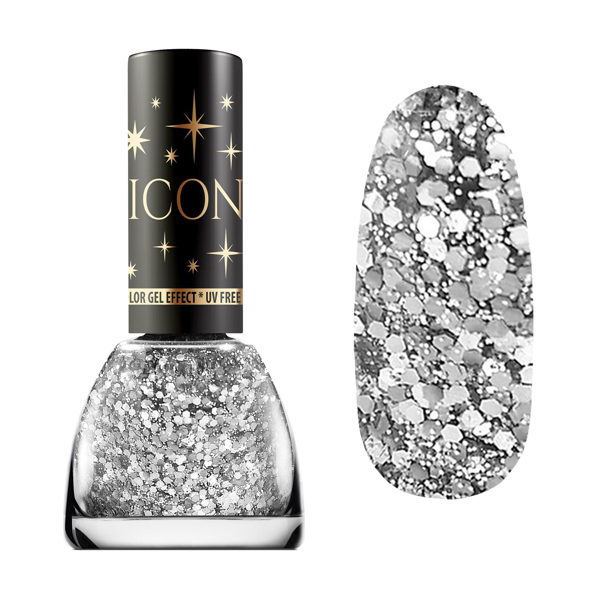 

Лак для нігтів Revers Cosmetics Icon Glitter 252, 11 мл