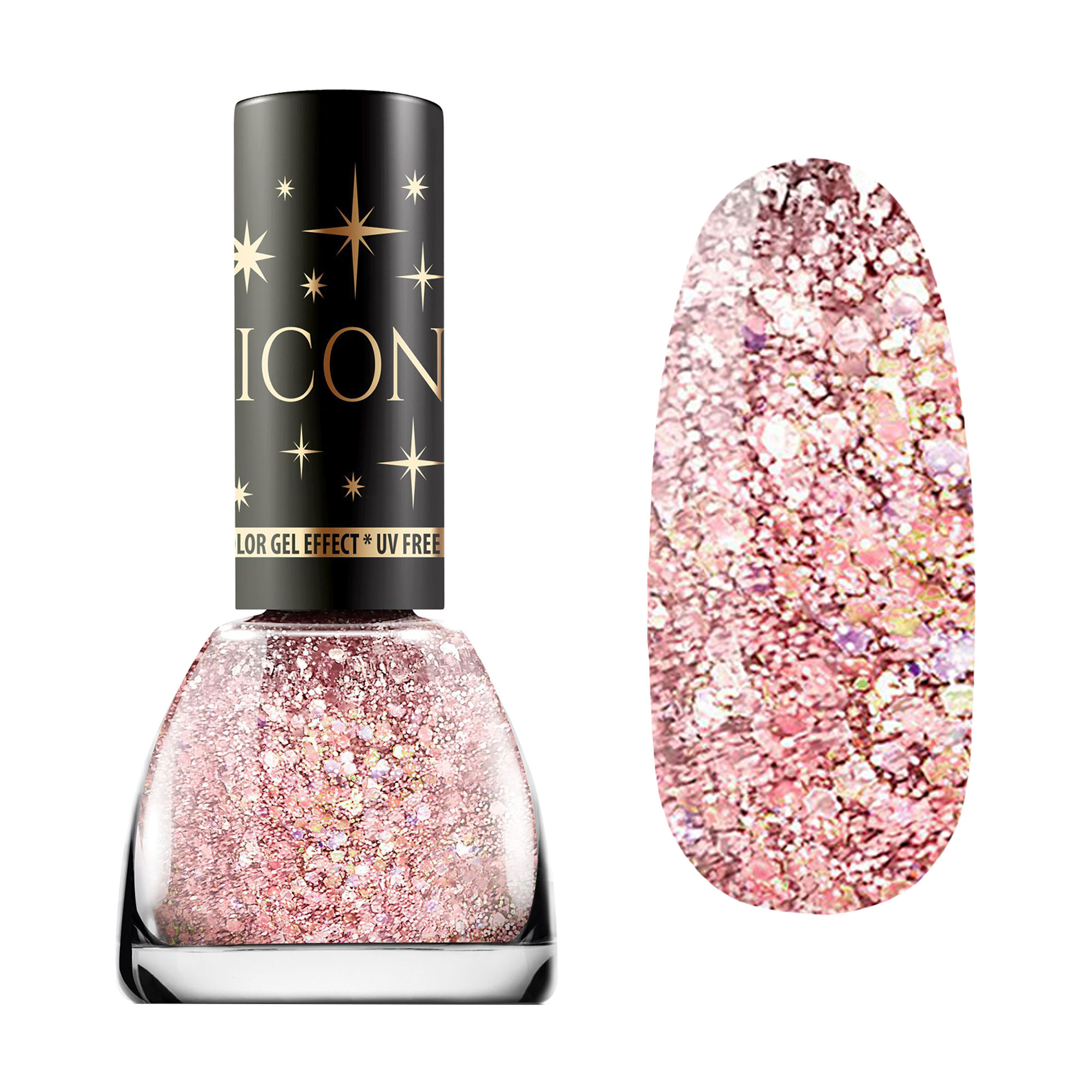 

Лак для нігтів Revers Cosmetics Icon Glitter 258, 11 мл