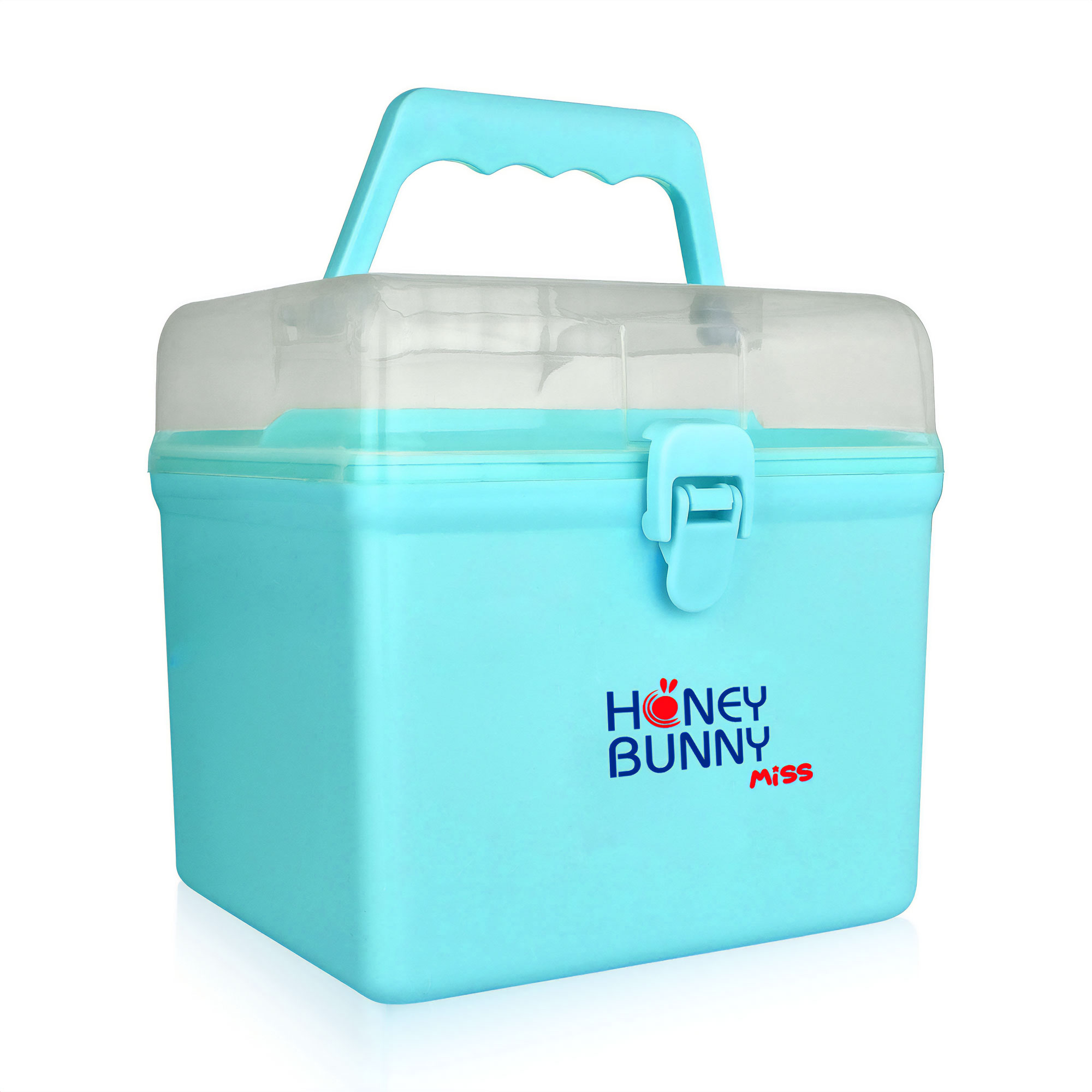 

Кейс Honey Bunny Miss для аксесуарів для волосся та дрібних іграшок, блакитний, 17*14 см