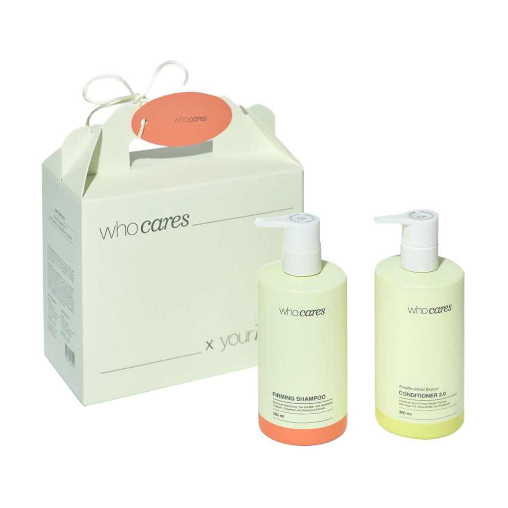 

Набір для догляду за волоссям Who Cares Hair Care Firming Set (шампунь, 300 мл + кондиціонер, 300 мл)