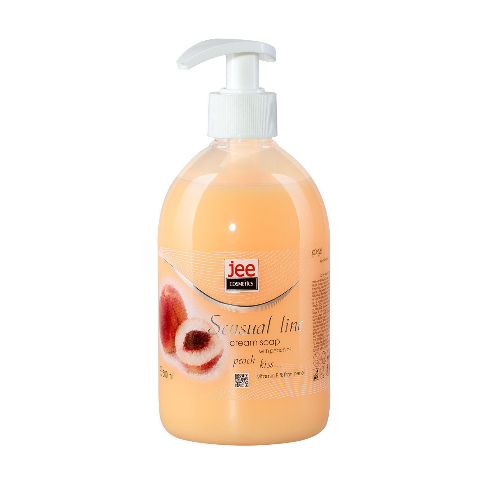 

Рідке крем-мило Jee Cosmetics Sensual Line Поцілунок персика, 500 мл