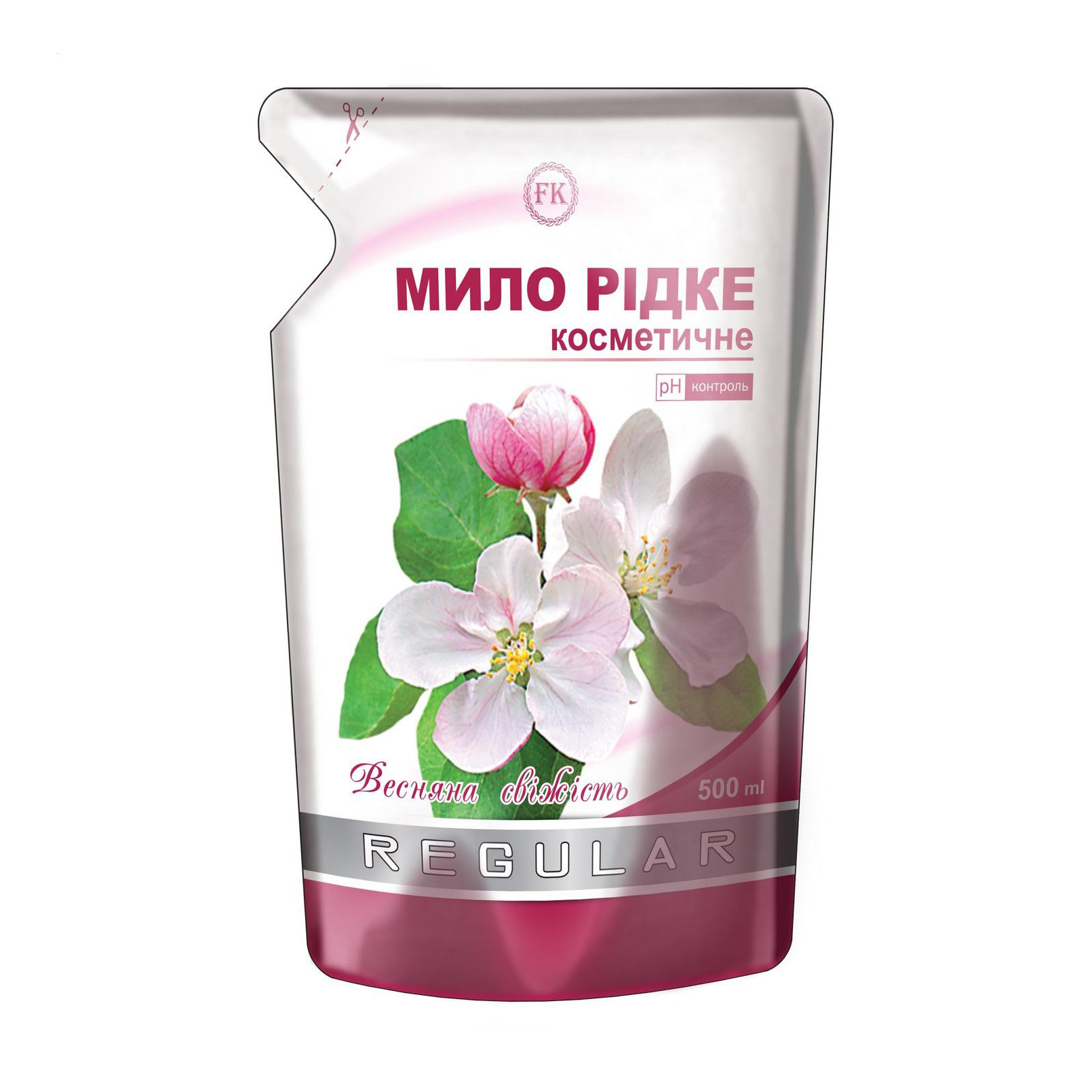 

Мило рідке Regular Весняна свіжість, 500 мл (дой-пак)