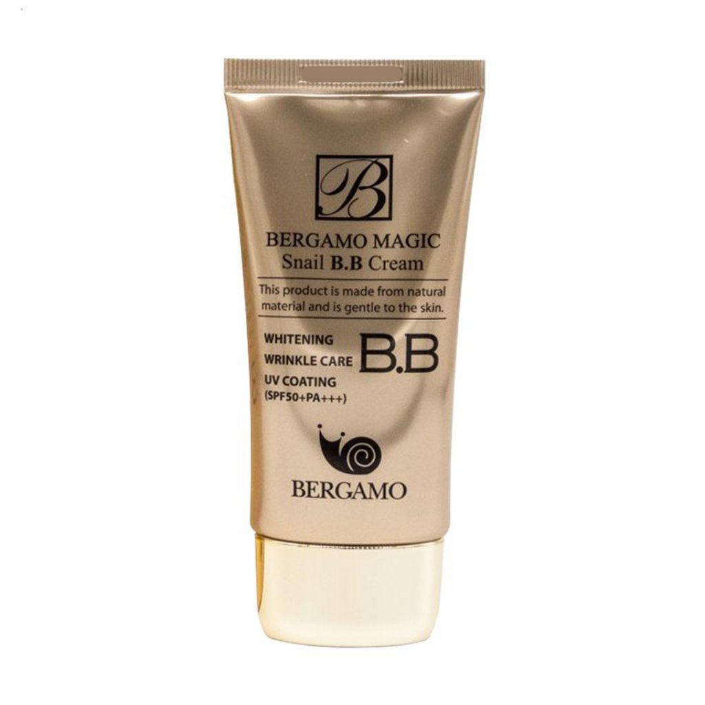 

ВВ-крем для обличчя Bergamo Magic Snail BB Cream SPF 50+ PA+++ з екстрактом равлика, 50 мл