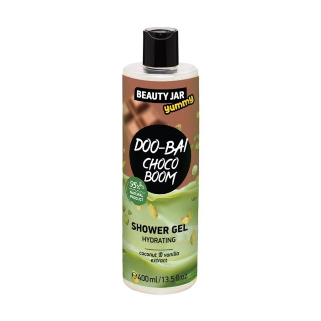 

Зволожувальний гель для душу Beauty Jar Yummy Doo-Bai Choco Boom Hydrating Shower Gel Ду-бай Чоко Бум, 400 мл