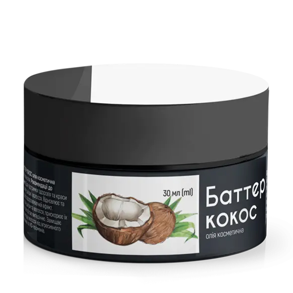 

Батер для обличчя, тіла та волосся Краса та Здоров'я Кокос, 30 мл